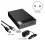 2X Caixa de HDD  para Adaptador USB 3.0 Gabinete de Disco Rígido Externo Disco SSD de 3,5 Polegadas Caixa de HDD de 10 TB para PC Lapop Plugue UE 2