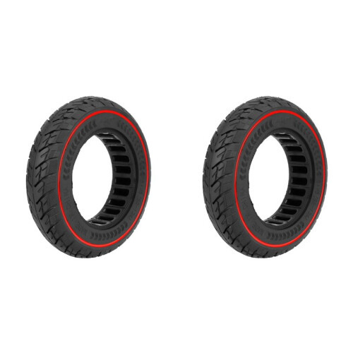 2X ULIP 8 1/2x2 Solid Tires for Zero 8 Zero 9  Light 2 Electric Scooter Anti-Puncture Replacement Off-Road Wheels