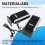 2 Pcs USB Computer Speakers Portable Speaker Stereo 3.5mm with Ear Jack for Desktop PC Laptop 3
