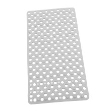 Shower Foot Mat with Stable Suction Grip, Grey NonSlip Bathtub Mat for Home and Hotel