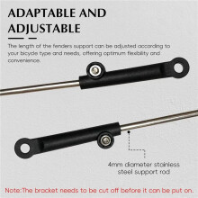 24pcs Bike Fenders Support Extension Sleeve for 20/24/26inches Fenders for Bicycle Mud Guard Connecting Stem Rod