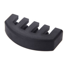 6X Rubber Mute Silencer 4/4 Violin Fiddle Slight Practice Black