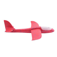 2X,48cm Hand Throw Lighting Flying Glider Plane Glow in the Dark Toys Foam Airplane Model LED Flash Games Toys