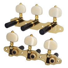 2X Gitara Klasyczna Tuning Peg Tunery do Gitary Akustycznej 1:18 Tuning Key 3 Lewy 3 Prawy Gitary Gałki Wymiana