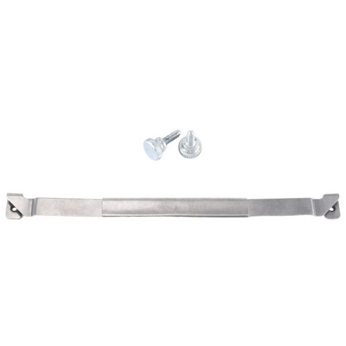 2X Adjustable Griddle Spatula Holder, Stainless Steel Grill Barbecue Tool Rack Curved 1
