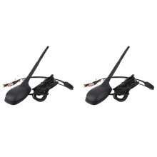 2X Antenna Car Car Antenna DAB+GPS+FM Antenna Active Amplified Roof Mount Waterproof Dustproof Universal