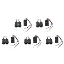 5X Ebike Larmsystem Dubbel Fjärrkontroll 36V 48V 60V 72V Larmtillbehör Universal Vattentät Elcykelbyte
