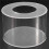 2Pc Round Acrylic Cake Display Board Cake  Smoother Scraper Cake Tray DIY Round Decor Cake Refillable Board(A) 6