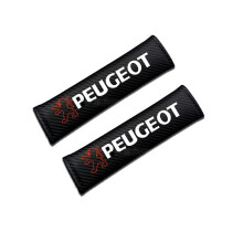 2PCS Car Seat Belt Cover for Peugeot, Soft Comfort Padding Shoulder Pad, Universal Fit Easy Wrap