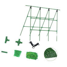 48 Inch A Frame Versatile Garden Trellis Heavy Duty with Net