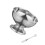 Nonrust Steel Bowl with Smooth Surfaces for Easy-Silver L 1
