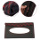 Leather Car Sun Visor Tissue Holder with Storage, OneHand Access, Universal Fit Organizer 3