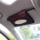 Leather Car Sun Visor Tissue Holder with Storage, OneHand Access, Universal Fit Organizer 4