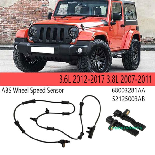1Set ABS Wheel Speed Sensor for   3.6L 2012-2017 3.8L 2007-2011 68003281AA 52125003AB 2