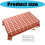 Beautiful Red Gingham Tablecloth Quick Cleaning for-140*180cm 4