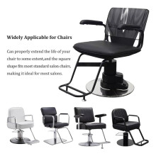 8 Pack Salon Chair Cover Protectors,Clear Square Hairdressing Chair Back Covers for Fits Most Standard Chairs