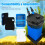8lots Durability Sponges Filter Pad Fish Tanks Filter Media-S 3
