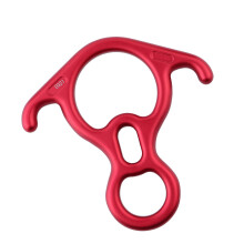 Light Weight Aluminum Alloy Compacts Figure 8 Descender For-Red