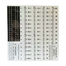 Black and White Piano Keyboard Stickers, Bold Letter Piano Stickers, Very Suitable for Children to Learn Piano