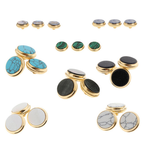 3Pcs Abalone Shell Finger Key Buttons Colorful for-Color 4 1