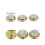 3Pcs Abalone Shell Finger Key Buttons Colorful for-Color 4 4