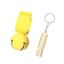 Portable Outdoor Safety Bear Bells Loud Bear Bells with-Yellow