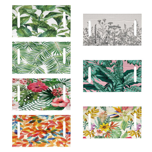 Comfortable Polyester Golf Cart Seat Cover Leaf Pattern-95 1