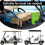 Comfortable Golf Cart Seat Cover Polyester Ocean Series-23 3