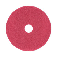 18 Inch Red Floor Buffing Pads 5 Pack for Commercial Use, Restore Gloss and Consistent Polish