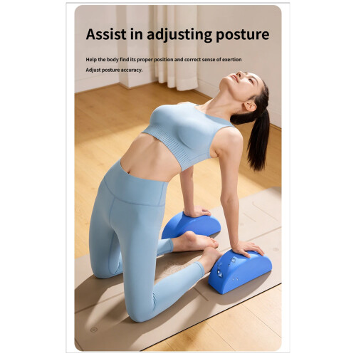 Half Round Stretching Brick Nonslip Foam Training Yoga-Pink 2