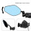 Rear View Mirror, 360 Degree Adjustable Rotatable Handlebar 2