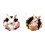 Easter Eggshell Rabbit and Flower Window Clings 2 Sheets 1