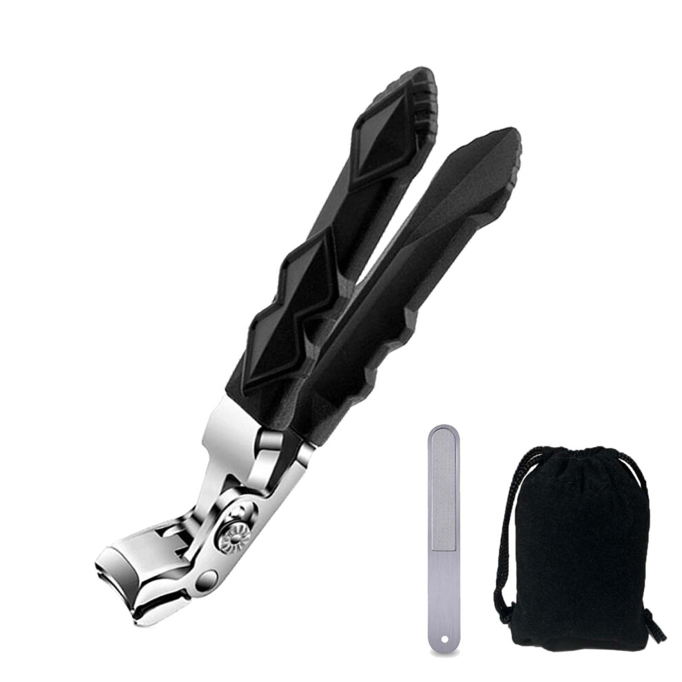 Nail scissors, Nail Clippers, Toenail Clippers, Large Angled Head Toenail Clippers with Wide Opening, for Seniors Thick Toenails