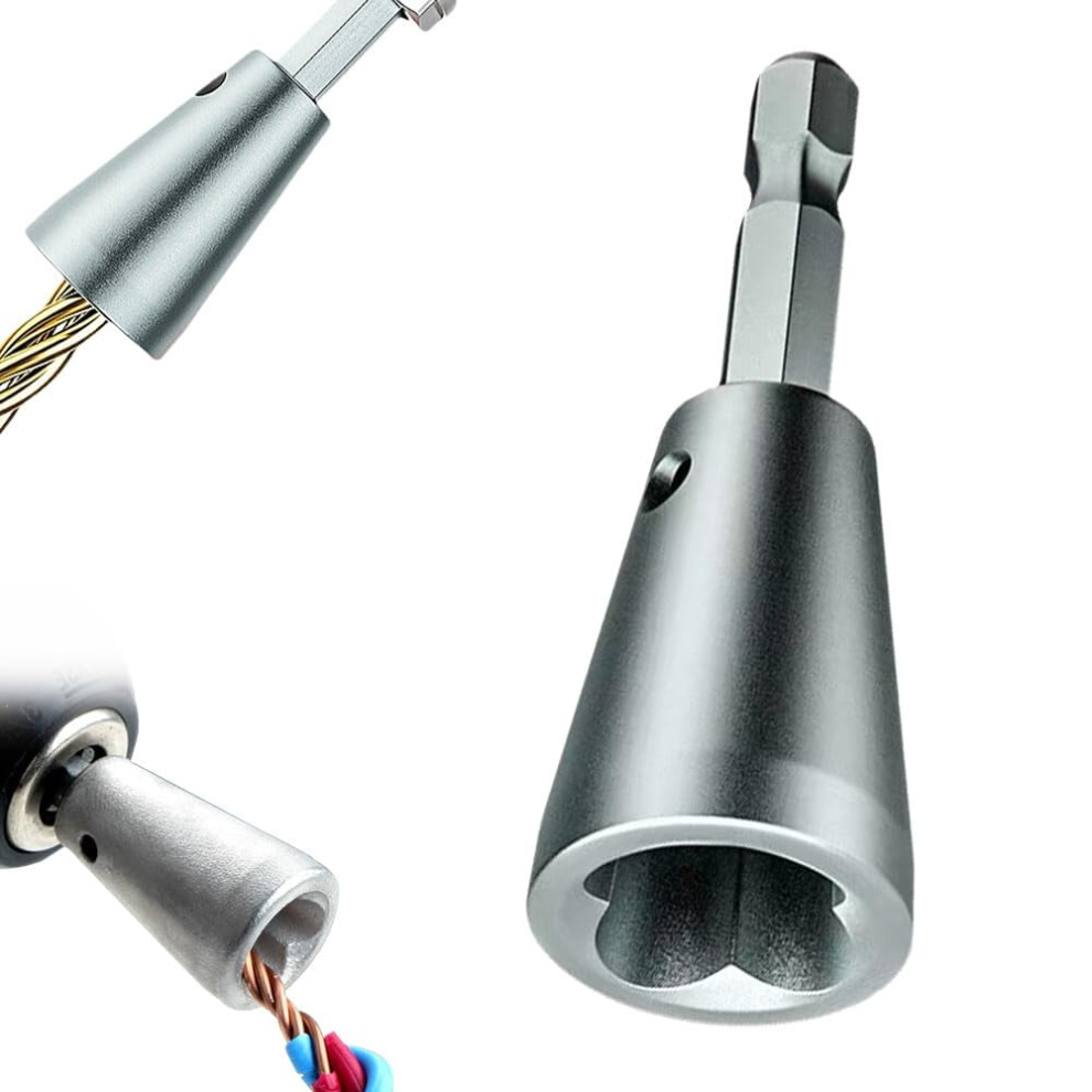 2024 New Wire Stripping & Twisting Tool For Drill, Hex Shank Automatic Cable Twister Â Compatible With Power Drills 9365509569375