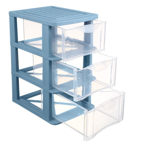 Small Storage Drawers Plastic Box Organizer with Drawer Design for Home and Office