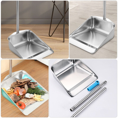Sopskyffel för utomhusbruk i rostfritt stål, 1-pack 2
