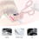 Heated Eyelash Curler,Upgraded 3-speed temperature-controlled LCD display 4
