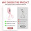 Heated Eyelash Curler,Upgraded 3-speed temperature-controlled LCD display 5
