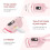 Heated Eyelash Curler,Upgraded 3-speed temperature-controlled LCD display 7
