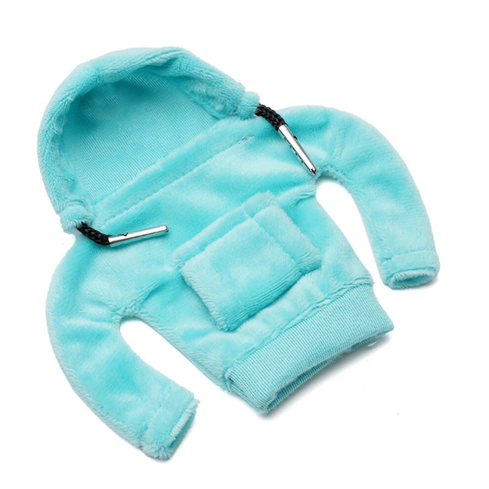 Plush Gear Shift Knob Cover With Antislip Plush Grip, Warm Touch Comfort, Universal Fit F Blue 9073542715665