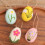 Décorations d'œufs de Pâques en feutrine colorée (12, 6, 5, 1 pièce) 4