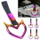 Heart Shaped Car Tow Strap with Dual Function Handle,  Visibility Rear Bumper Warning Ring 2