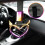 Heart Shaped Car Tow Strap with Dual Function Handle,  Visibility Rear Bumper Warning Ring 4