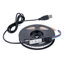 LED Light is Not Waterproof 2835Rgb 3 Button Remote Control 5V Flexible Light with Bedroom Decoration Light 1Meter