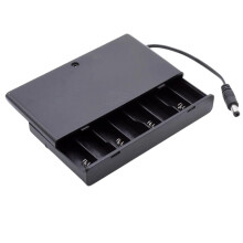 8 AA Battery Holder with Switch 12V Plastic Case with Quick‑Connect Wires for Stable Power Performance