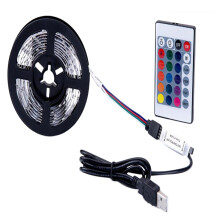LED Light is Not Waterproof 2835 RGB 24 Button Remote Control 5V Flexible Light with Bedroom Decoration Light, 1Meter