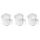 3Pcs Stainless Steel Cotton Candy Machine Fixing Rings Silver Storage 1