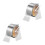 2Rolls Durable Pet Screen Tape for Window and Door Mesh Repairs Grey 6