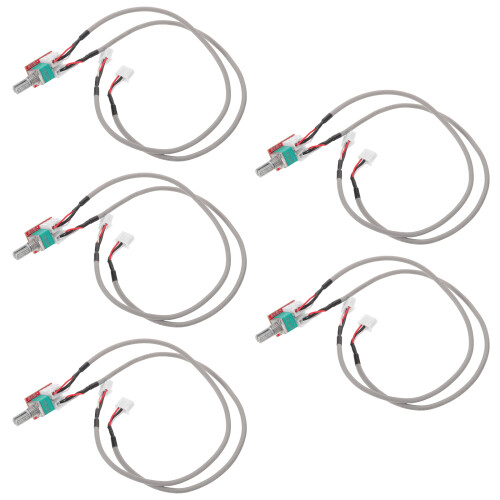 5Pcs Multi Dual Potentiometer Knob Metal Plastic Audio Preamp Module