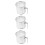 3Pcs Stainless Steel Cotton Candy Machine Fixing Rings Silver Storage 2